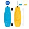 Pelican Sport Combo - 2 Solo Kids Kayaks With Paddles - Yellow/Blue -Pelican Combo Solo Jaune Bleu Poignee TOP